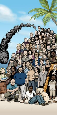 ... ,Desmond,Juliet,Ben,Lapidus,Mr.Widmore,Jin,Sun,Michael,Walt,Vincent