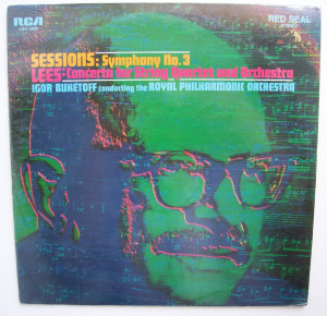 Roger Sessions 1896 1985 Symphony No 3 LP