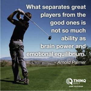What separates great players from the good ones. #golf #quote