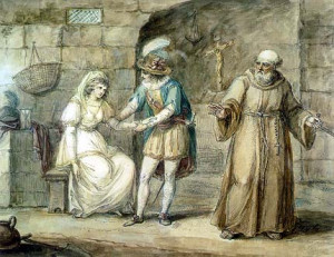 Henry William Bunbury: Romeo and Juliet with Friar Laurence