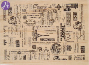 Hampton Art - 7 Gypsies - Wood Mounted Stamps - Passage to France