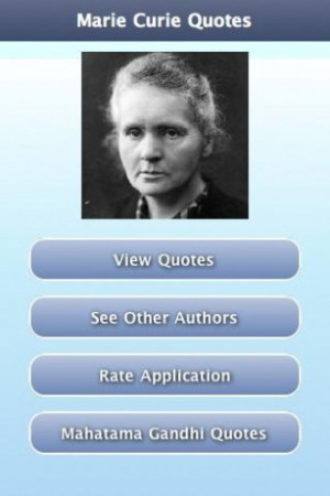 View bigger - Marie Curie Quotes for Android screenshot