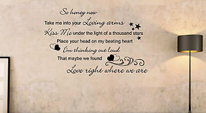 Ed-Sheeran-Thinking-out-loud-Song-Music-Lyrics-Quote-Sticker-Wall-Art