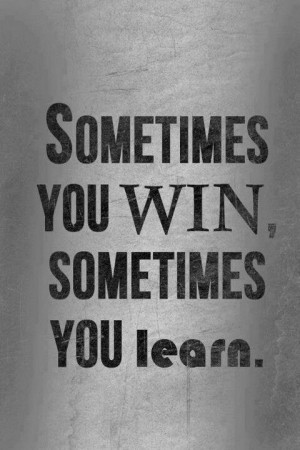 Perspective ~ sometimes winning is losing. Check competitiveness at ...