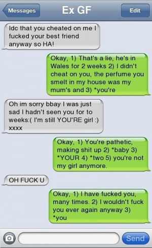 Funny photos funny text message break up