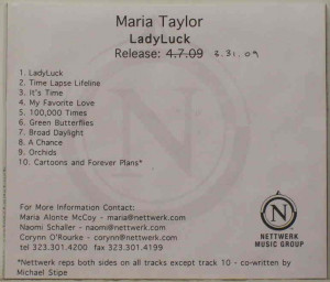 Maria Taylor Lady Luck Cover