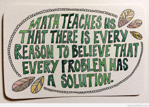 Quotations about math