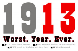 1913: Worst. Year. Ever. We continue to have endless wars, boom and ...