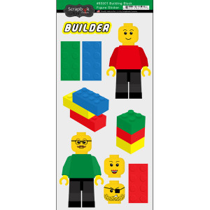 Scrapbook Customs - Building Blocks Collection - Cardstock Stickers ...