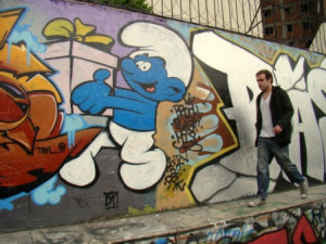 Graffiti+characters+smurf
