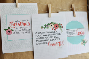 Printable Christmas Quotes from www.thirtyhandmadedays.com via Your ...