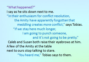 Tris And Tobias Insurgent Quotes Insurgent - you heard me by