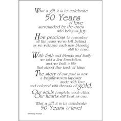 ... - 50th Anniversary - Poem for a Page - Sticker Packages ... More