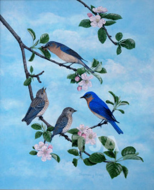 Just let your muse soar and fly high with the Bluebird Of Happiness ...