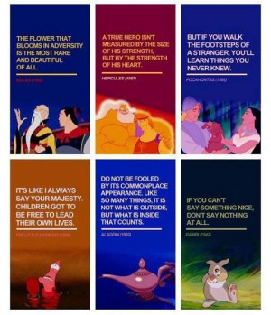 World Famous Disney Quotes....my fave of course: thumper.