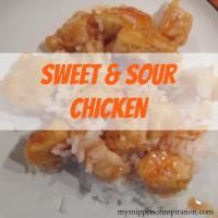 Sweet & Sour Chicken {Baked} - a tasty, delicious, and easy dinner ...