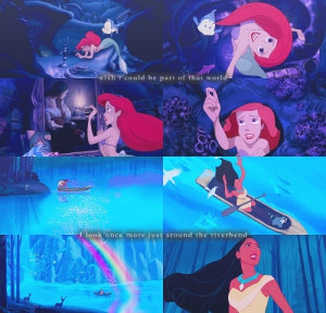 Most popular tags for this image include: once more, disney, mermaid ...