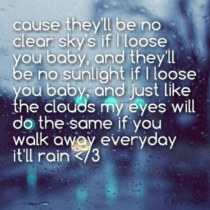 Bruno Mars It Will Rain Quotes