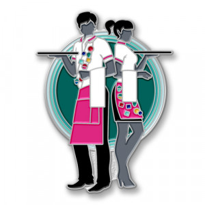 ... Celebrate National Waiters and Waitresses Day with Custom Lapel Pins
