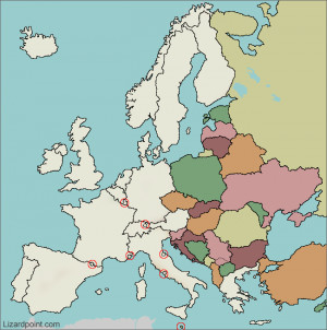 european countries map quiz