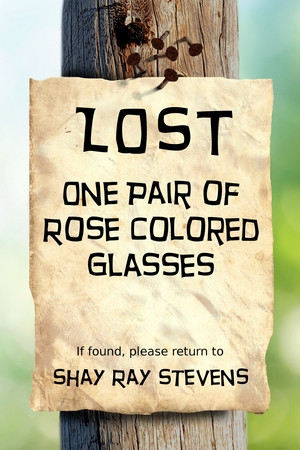 Lost: One Pair of Rose Colored Glasses... novel cover design