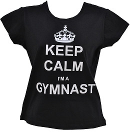Elite International, Cool Gear, T030 T shirt - Keep Calm im a Gymnast
