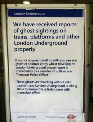 Ghosts of the London Underground