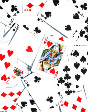 Bridge sized custom printed playing cards (57 x 87 mm) image