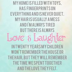 There is always love and laughter ♥ ♥ More