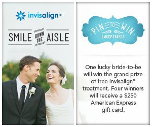 Invisalign is giving on lucky a bride a new smile! Enter to win! #ad