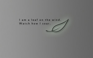 serenity leaf quotes wind firefly fly watches 1280x800 wallpaper High ...