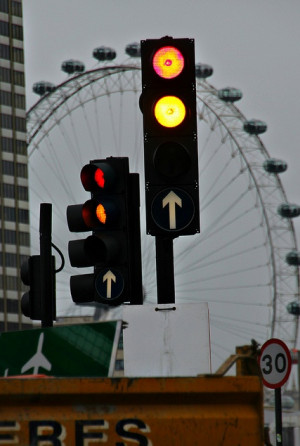 ... the capital. Oh and the traffic lights are designed by David Mellor