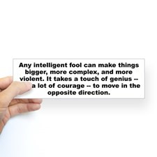 Bumper Bumper Sticker