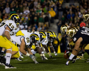College Game Day: Michigan/Notre Dame at South Bend