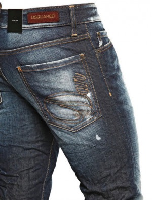 dsquared2-blue-19cm-stretch-painted-denim-slim-jeans-product-5-5714570 ...
