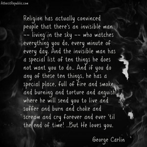 George Carlin. HAHA!! This is awesome :D