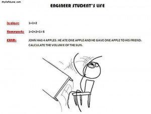 Engineer Student's Life - funny image