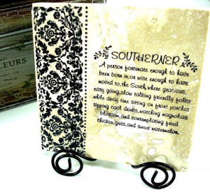 Southerner Sayings Fried Chicken Grits and by mydecor8 on Etsy, $9.95