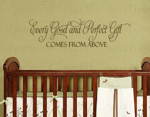 bible verses nursery wall decal