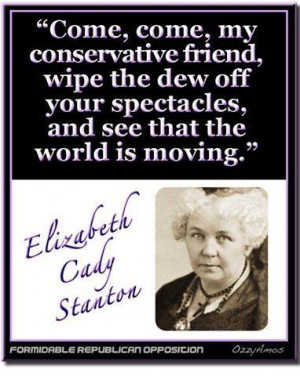Elizabeth Cady Stanton (1815 – 1902) leader in women’s rights ...