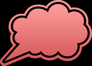 Cute Speech Bubble Render by KlleiaChan