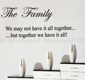 Wall Art and Decor | -family-Wall-Quote-decal-Removable-stickers ...