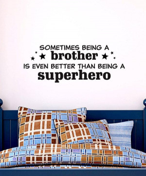 ... look at this Black Brother Superhero Wall Quote on zulily today