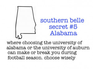 ... Alabama you know that it's called Auburn University. Nice try though