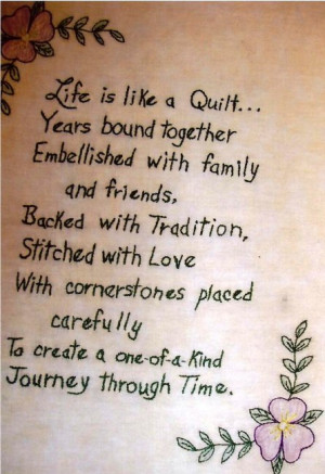 Life is Like a Quilt