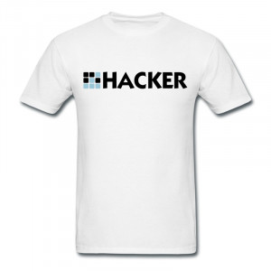 Customize Short Sleeve Teeshirt Mans Hacker Funny Quote T for Man With ...