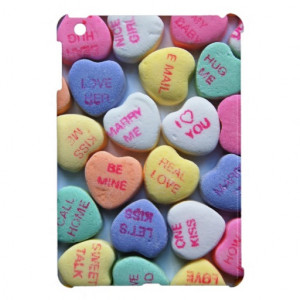 Sweetheart Candy Sayings Valentine's Day iPad Mini Covers