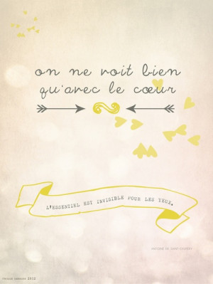 the little prince is one of my all time favorite books! and this quote ...