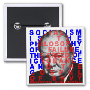 Winston Churchill Quote Button