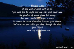 ... of hard work to do you wait for the night and slip into your night